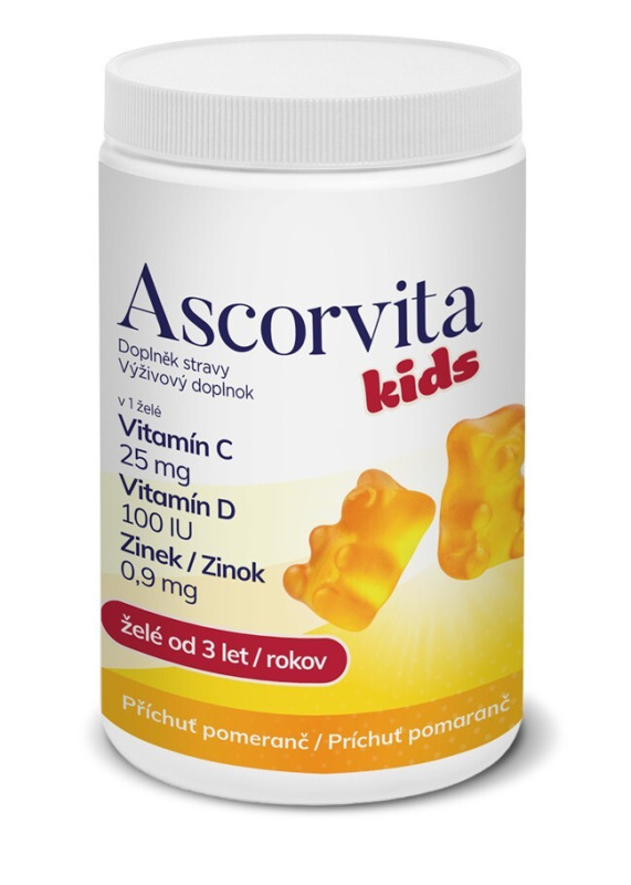 ASCORVITA Kids želé medvídci 60 kusů