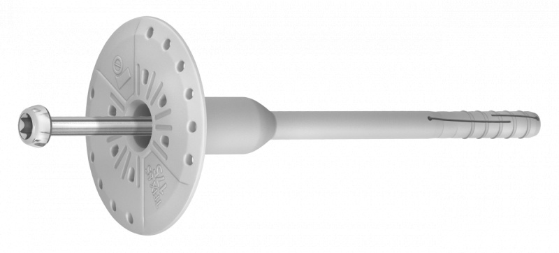 Rawlplug Fasádní talířová hmoždinka R-TFIX-8S X se šroubovacím kovovým trnem Délka: 315 mm