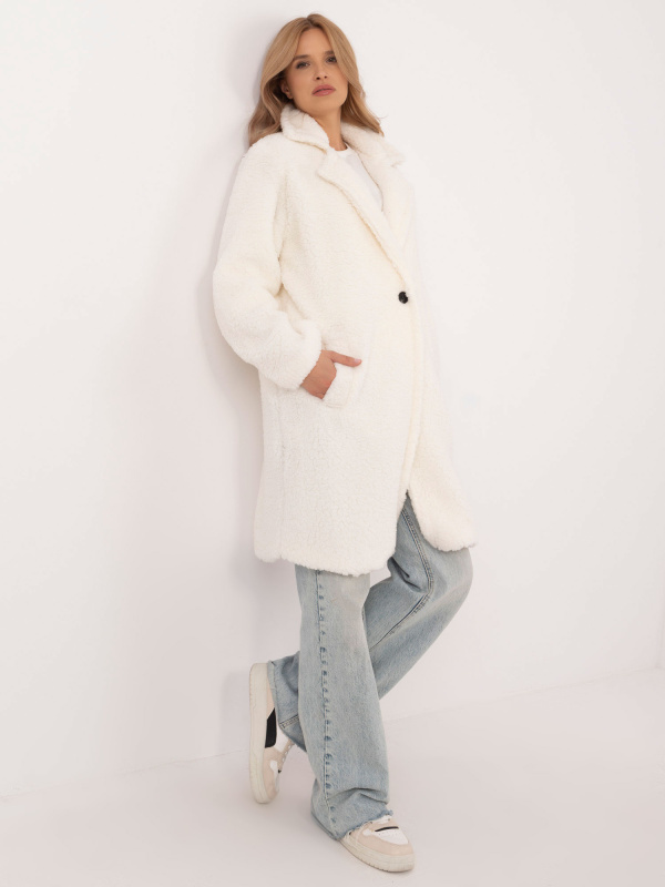 Kabát DHJ PL 19991.93P ecru jedna velikost