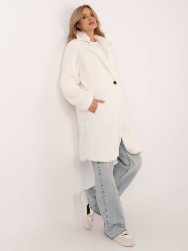 Kabát DHJ PL 19991.93P ecru jedna velikost