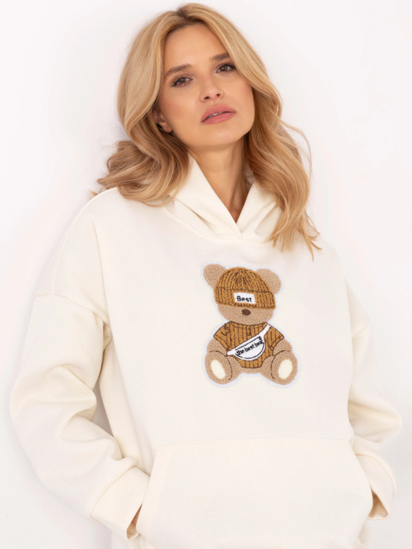 Mikina DHJ BL A8695 1.16 light beige jedna velikost