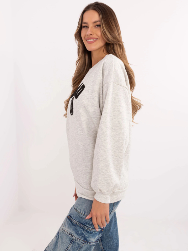Mikina EM BL 617 16.01X světle šedá jedna velikost
