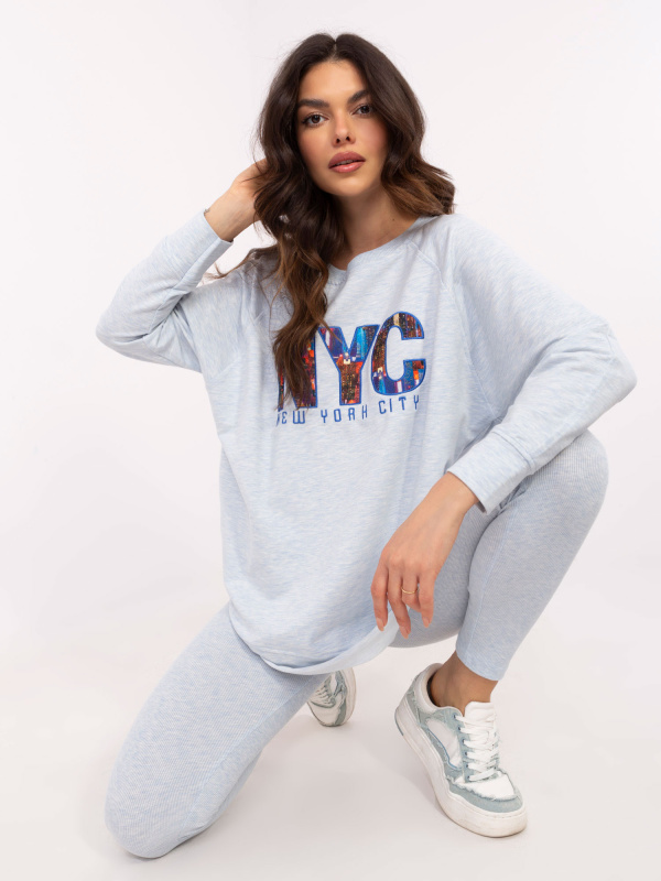 Sada EM KMPL 830.22 světle modrá jedna velikost