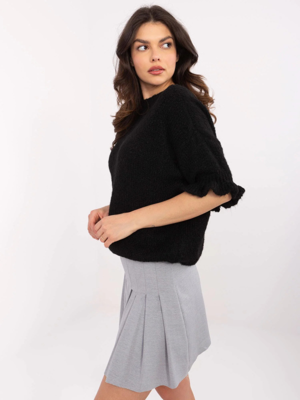 ITALY MODA Svetr -MI-SW-2913.99 Barva: Černá, Velikost: UNI