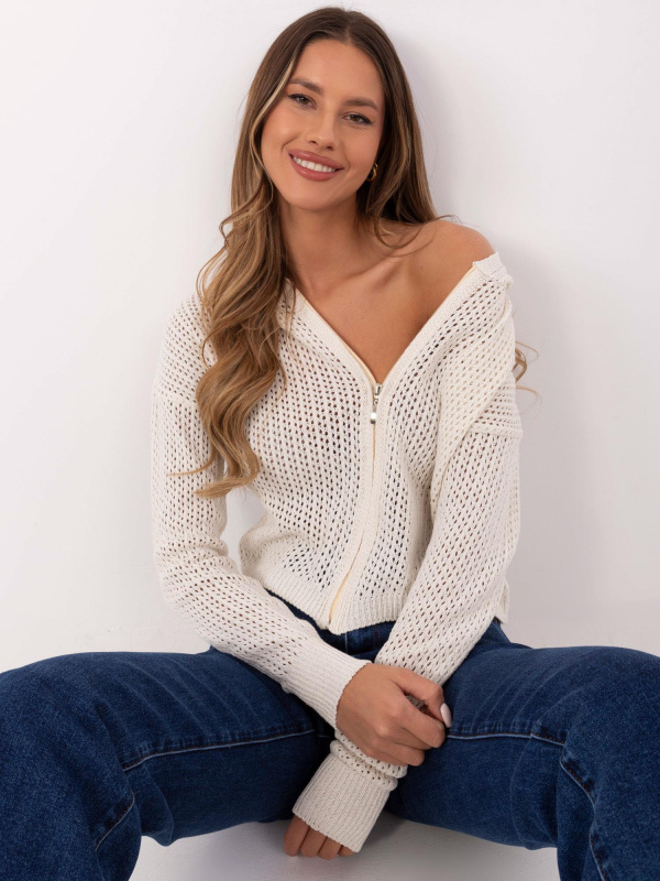 Svetr CLM-SW-1808.68 BASIC FEEL GOOD Barva: Béžová - světle, Velikost: UNI