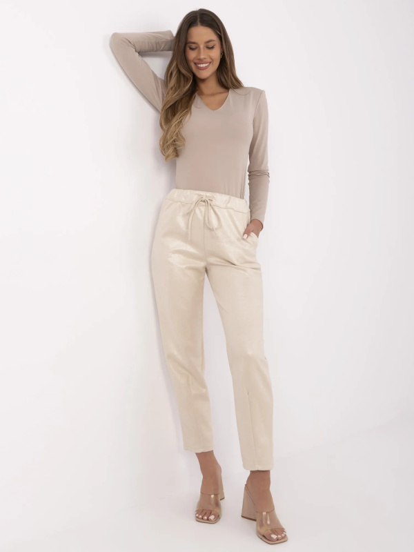 Kalhoty MI-SP-P56901.29 ITALY MODA Barva: Béžová, Velikost: UNI