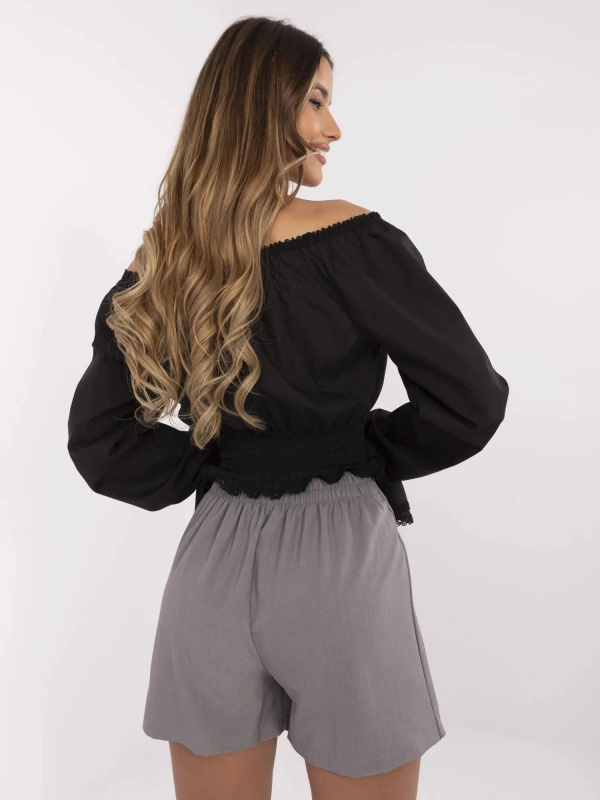 Sukně - šortky MI-SD-88662.92 ITALY MODA Barva: Šedá, Velikost: UNI