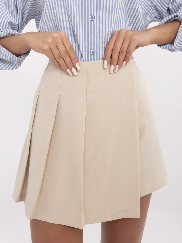 Sukně - šortky MI-SD-88662.92 ITALY MODA Barva: Béžová, Velikost: UNI