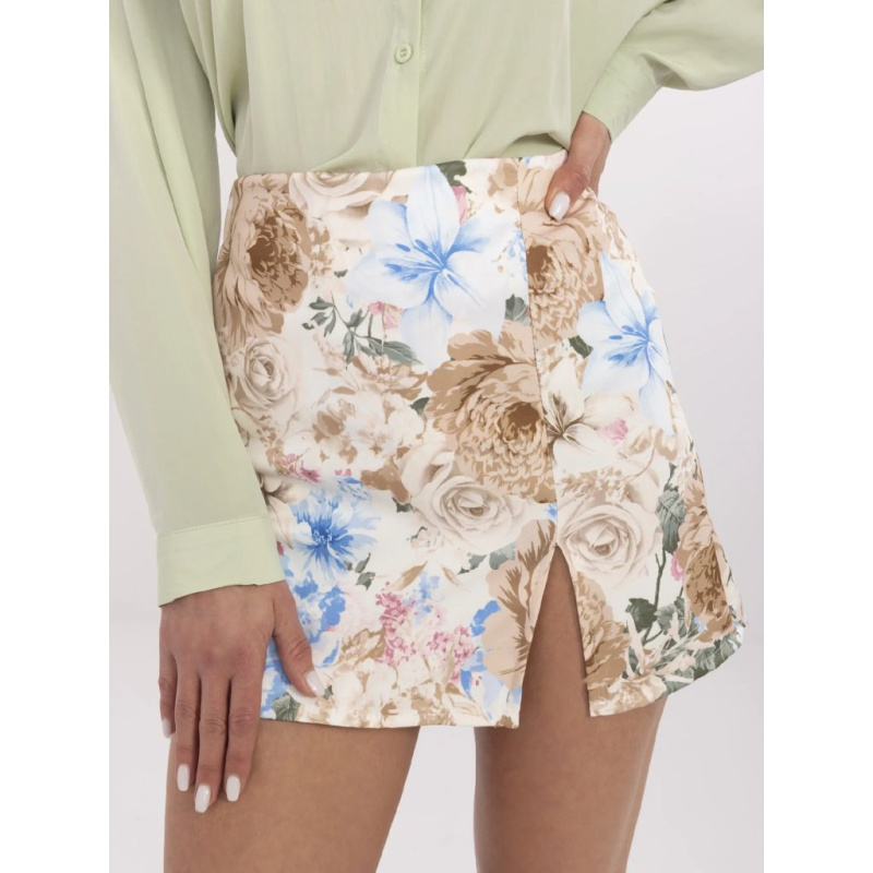 Sukně - šortky DHJ-SD-A8933.12 ITALY MODA Barva: Béžová, Velikost: S