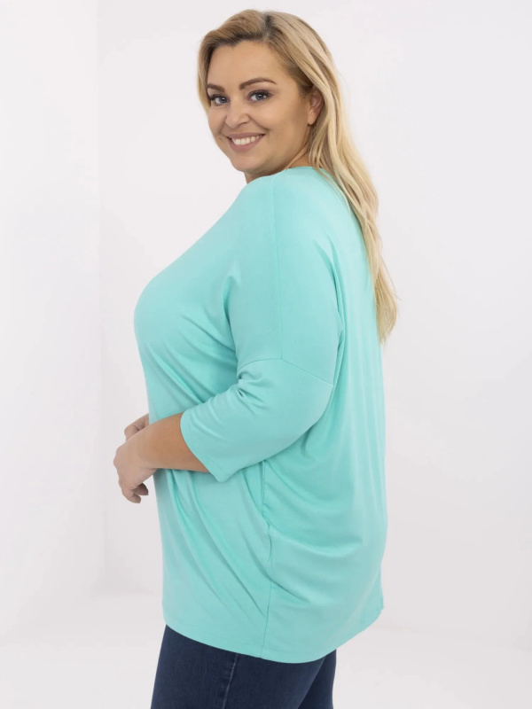 Halenka RV BZ A524.80 tyrkysová jedna velikost