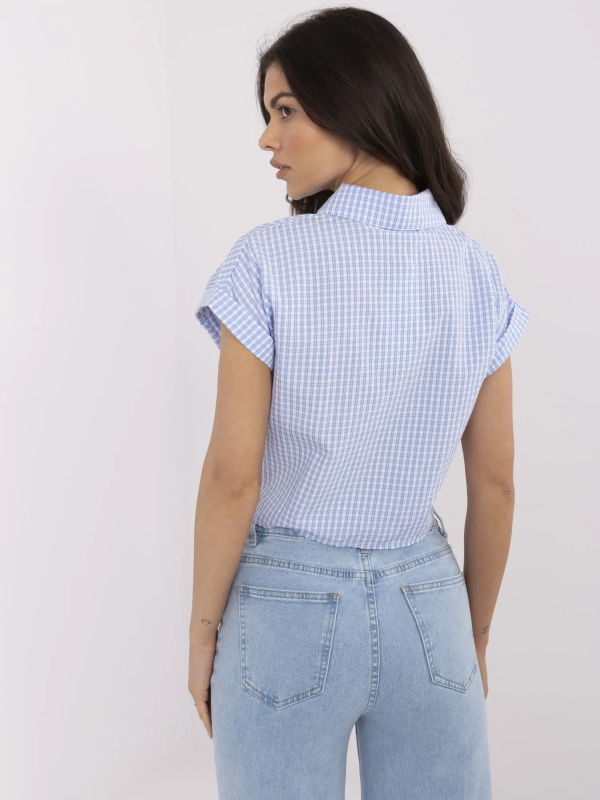 Košile NM BZ KA 01147.62P bílo-modrá S/M