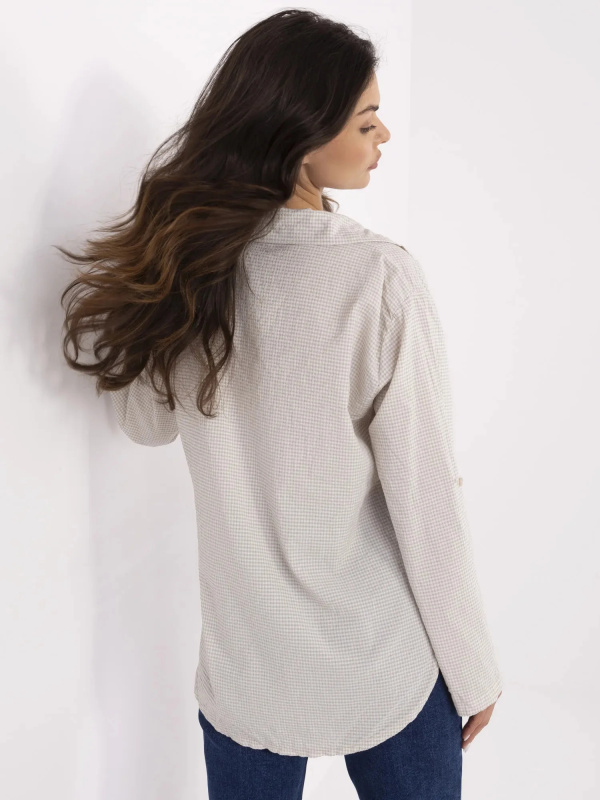 Košile MO KS 1803.89 bílá béžová jedna velikost