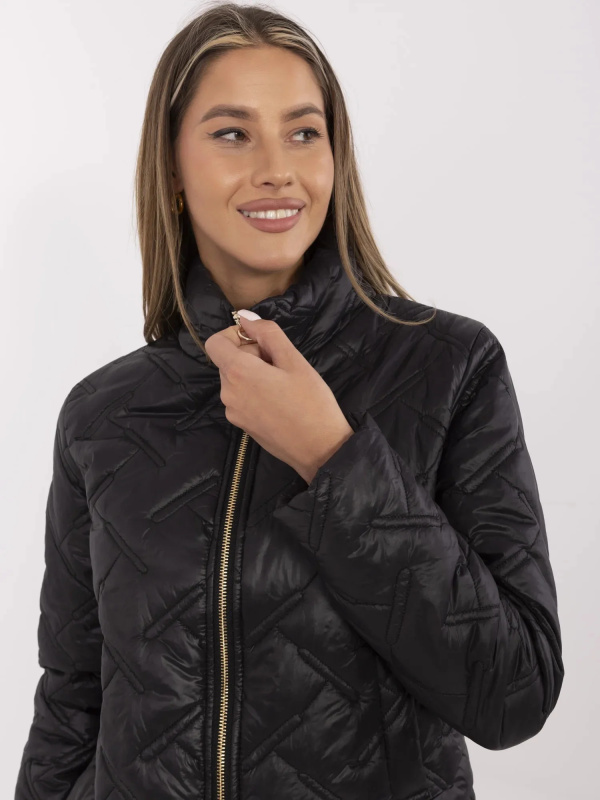 ITALY MODA Bunda -MI-KR-88625.12 Barva: Černá, Velikost: UNI