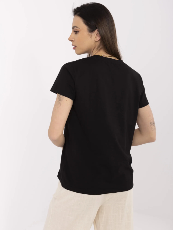 Tričko CLM-TS-1640.87 BASIC FEEL GOOD Barva: Černá, Velikost: M