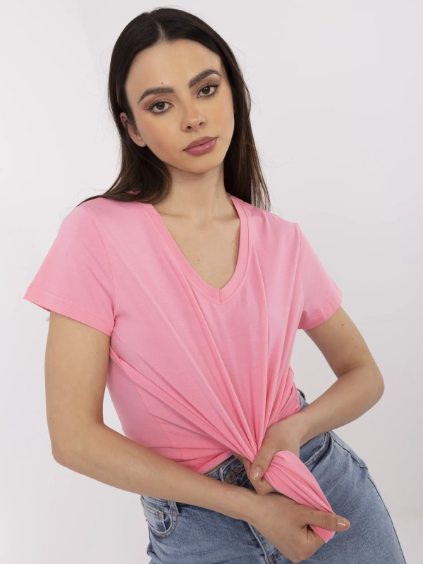 Tričko CLM-TS-1639.12 BASIC FEEL GOOD Barva: Růžová, Velikost: XL
