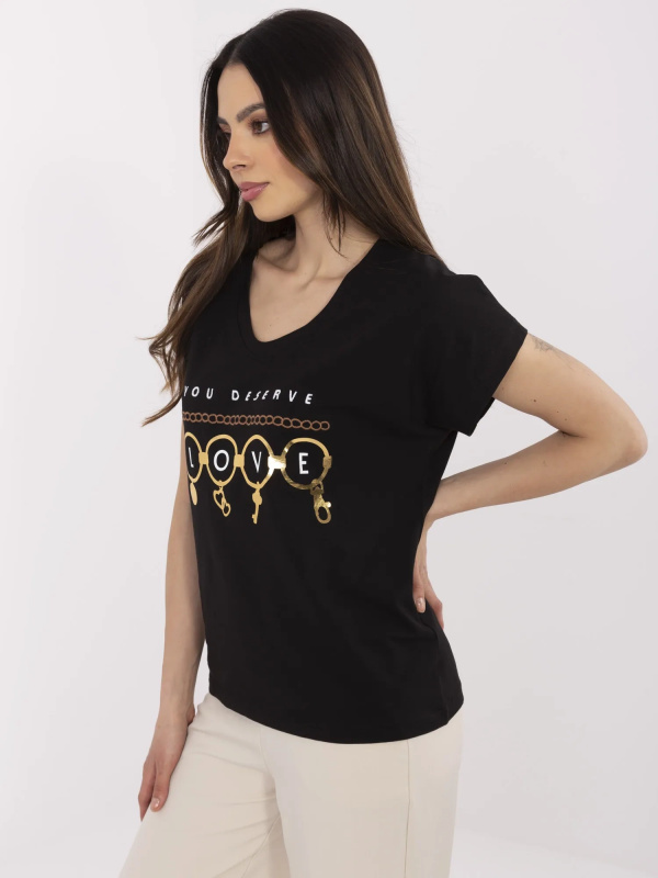 Tričko CLM-TS-1729.86 Calimera Barva: Černá, Velikost: XL