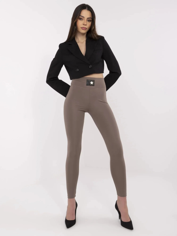 Legíny CLM LG 1389 1.91 hnědá XL