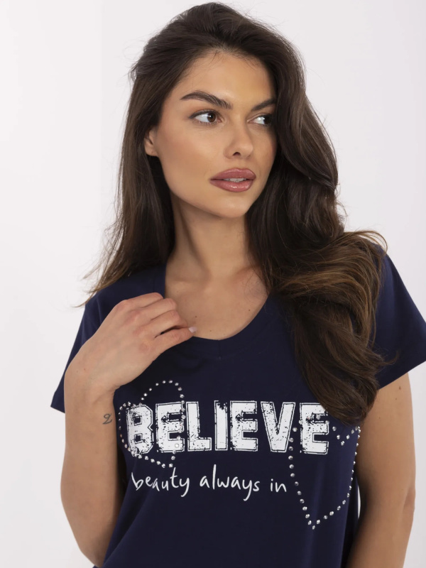 Tričko CLM-TS-1726.87 Calimera Barva: Modrá, Velikost: XL