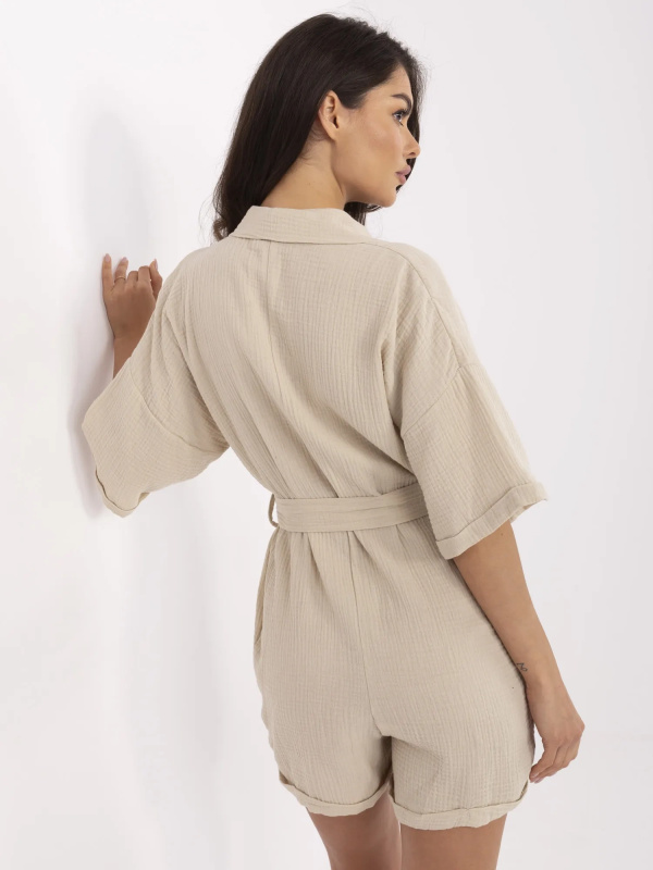ITALY MODA Overal -MI-KO-A2479.73 Barva: Béžová, Velikost: UNI