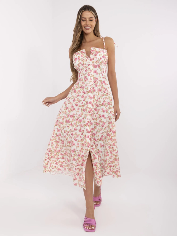 Šaty MI-SK-23817-2.00 ITALY MODA Barva: Růžová, Velikost: UNI
