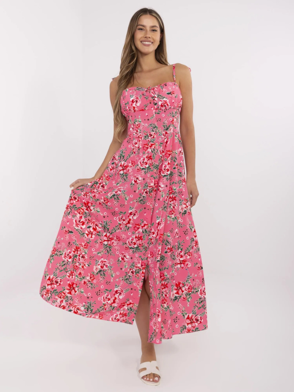 Šaty MI-SK-23817-5.86 ITALY MODA Barva: Růžová, Velikost: UNI
