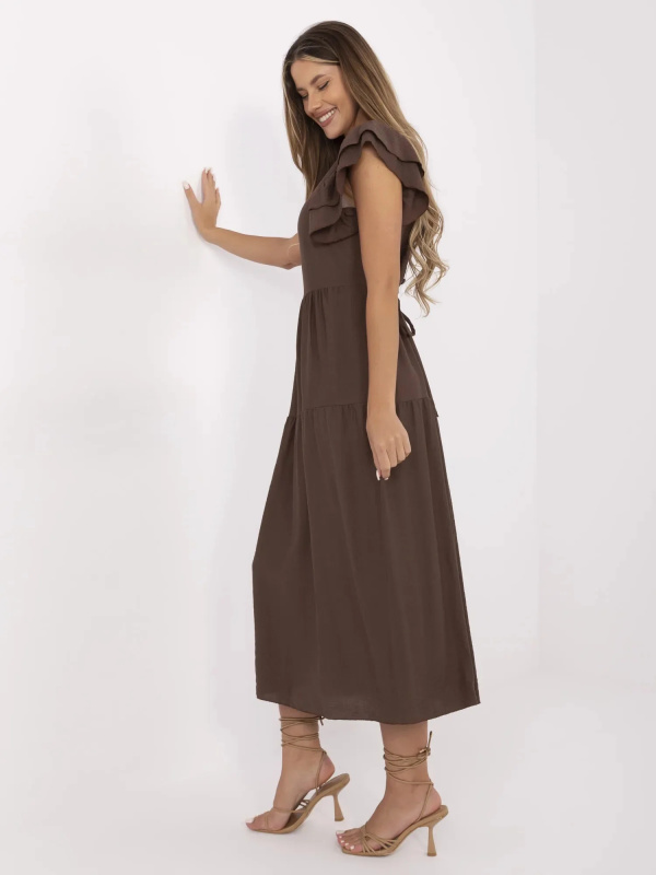 ITALY MODA Šaty -MI-SK-A2489.21 Barva: Tělová, Velikost: UNI