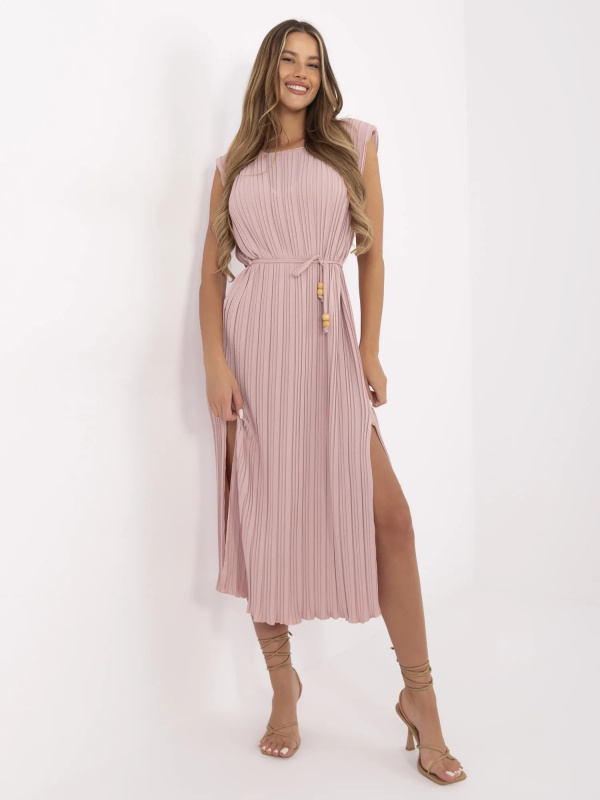 ITALY MODA Šaty -DHJ-SK-19830.00 Barva: Růžová - tmavě, Velikost: UNI