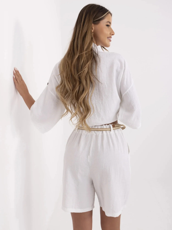 ITALY MODA Šortky -MI-SN-6620.72P Barva: Bílá, Velikost: UNI