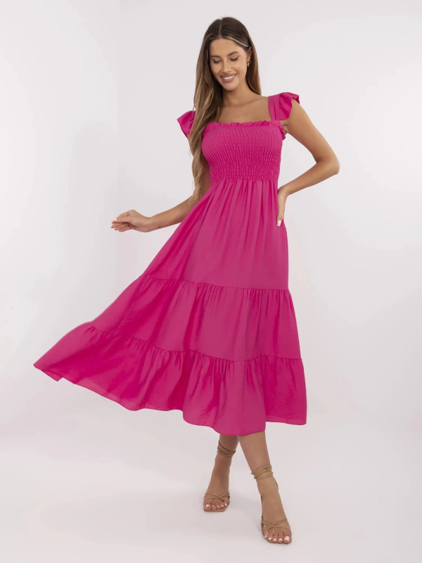 MI SK šaty A5063.69P fuchsiová jedna velikost