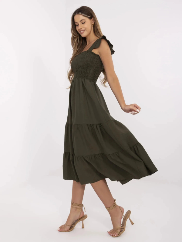 Šaty MI SK A5063.69P khaki jedna velikost