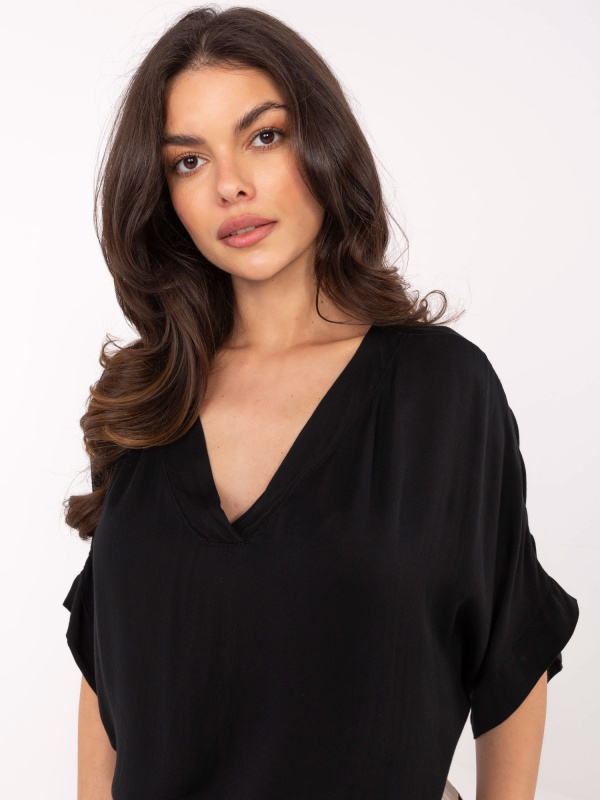 Och Bella Triko-TW-BZ-BI-3228.75 Barva: Černá, Velikost: XL