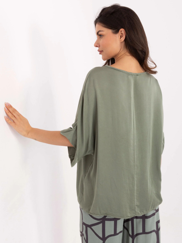 Och Bella Triko-TW-BZ-BI-3228.75 Barva: Zelená, Velikost: L