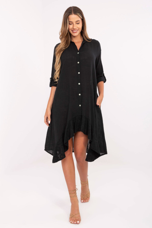 Och Bella Šaty-TW-SK-BI-2021399.54 Barva: Černá, Velikost: XL