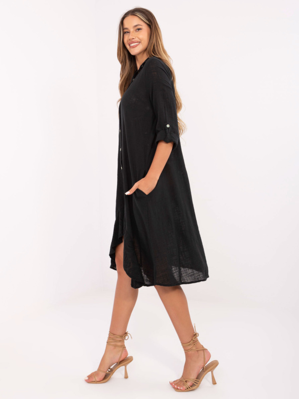 Och Bella Šaty-TW-SK-BI-2021399.54 Barva: Černá, Velikost: XL