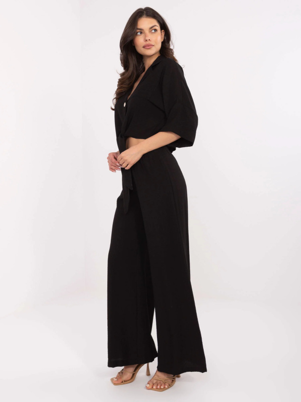 Och Bella Komplet -TW-KMPL-BI-2469-1.61 Barva: Černá, Velikost: XL