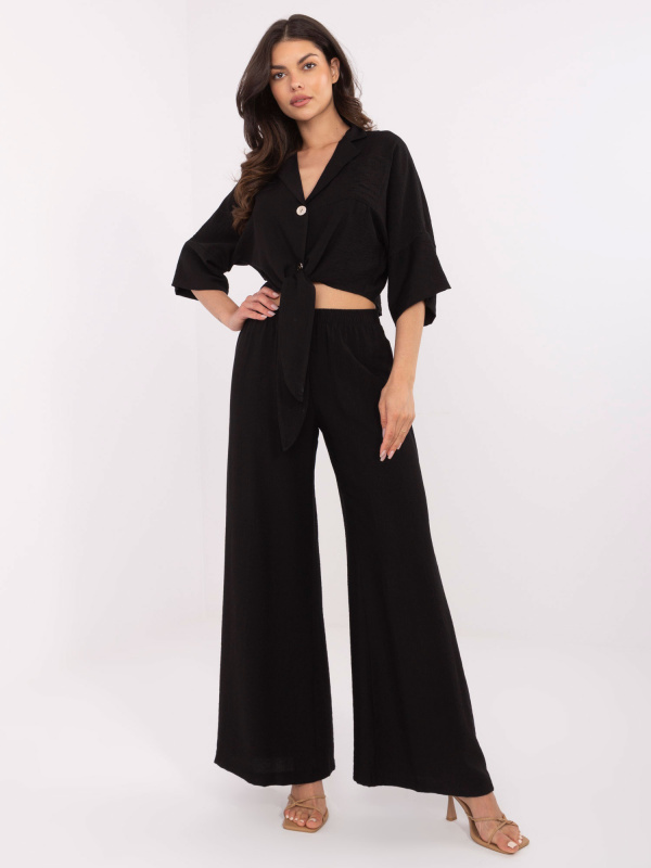 Och Bella Komplet -TW-KMPL-BI-2469-1.61 Barva: Černá, Velikost: XL