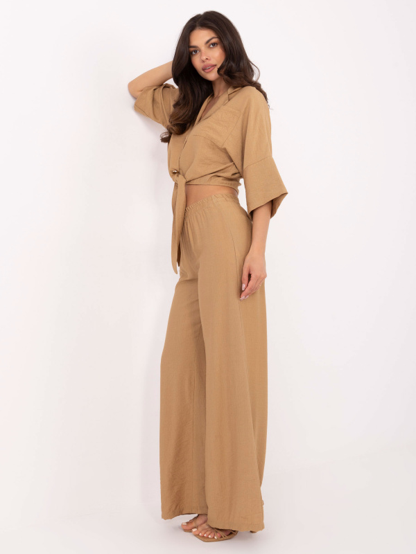 Och Bella Komplet -TW-KMPL-BI-2469-1.61 Barva: Hnědá, Velikost: XL