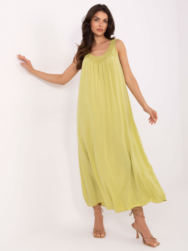 Och Bella Šaty-TW-SK-BI-L0125.52 Barva: Žlutá, Velikost: M