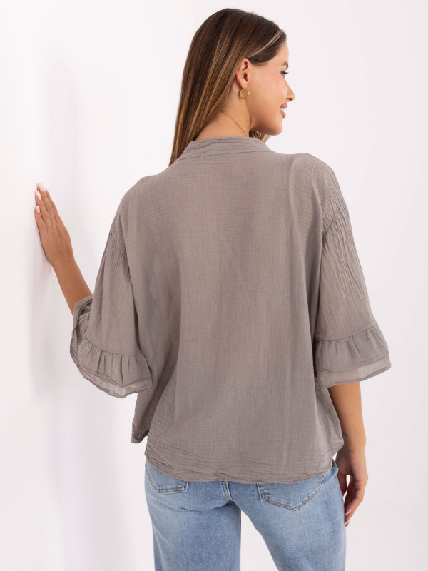 Halenka MI-KS-92224.95 ITALY MODA Barva: Béžová - tmavě, Velikost: UNI