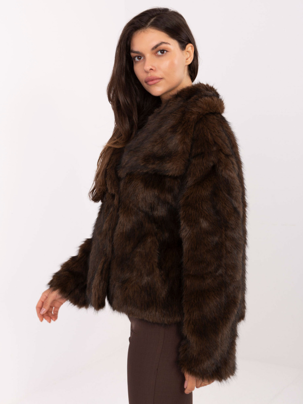 Dámská bunda IT-KR-2501.43P RUE PARIS Barva: Béžová - tmavě, Velikost: UNI