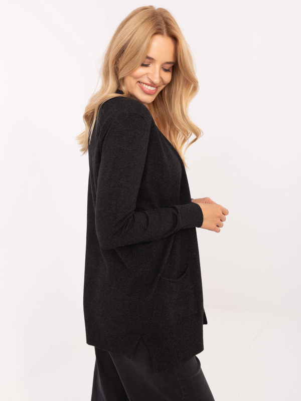 Kardigan PM SW 8481.01 černý L/XL