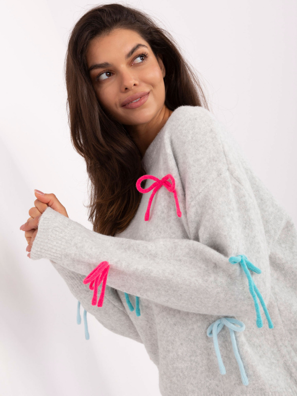 Jumper PM SW SC82.41 světle šedý jedna velikost