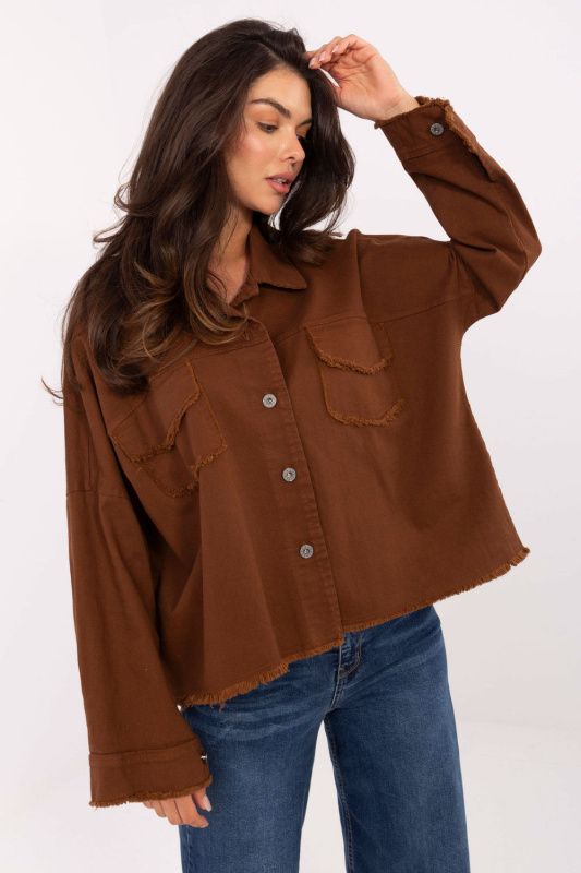 Košile s dlouhým rukávem  model 216740 Rue Paris universal