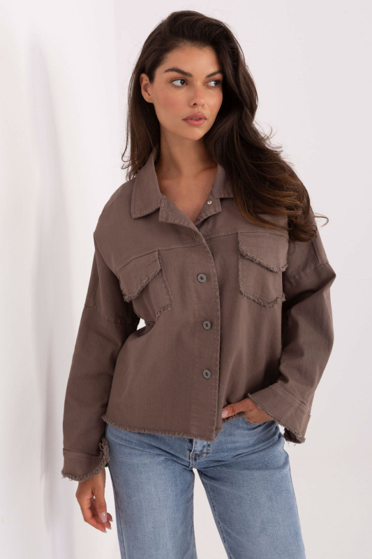 Košile s dlouhým rukávem  model 216739 Rue Paris universal