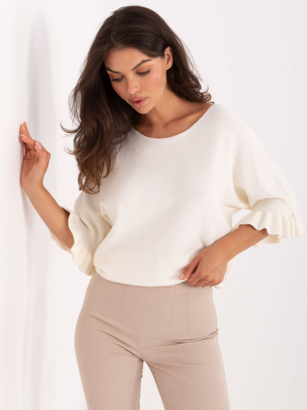 Jumper IT SW 99244.65 ecru jedna velikost