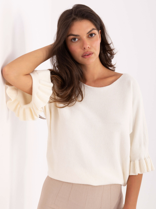 Jumper IT SW 99244.65 ecru jedna velikost