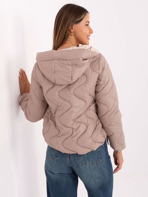 Factory Price Bunda -MBM-KR-2211.88 Barva: Béžová - tmavě, Velikost: 2XL