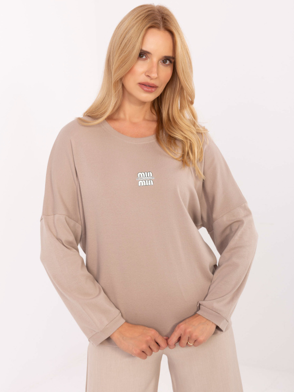 Bluzka RV BZ A823.49 ciemny bezowy jedna velikost