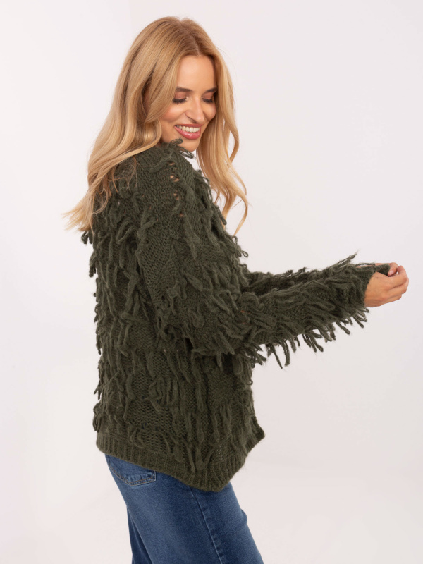 Sweter MI SW 1308.21 khaki jedna velikost