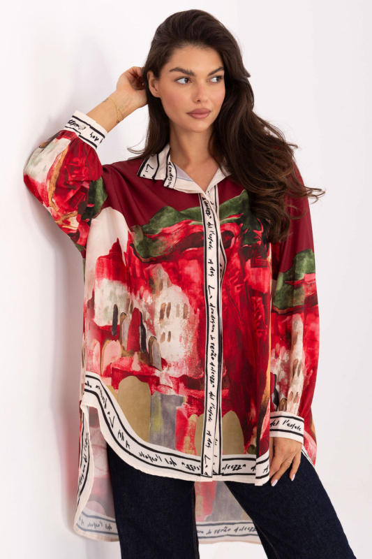 Košile s dlouhým rukávem  model 218392 Rue Paris universal